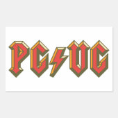 PG/VG RECHTHOEKIGE STICKER (Voorkant)