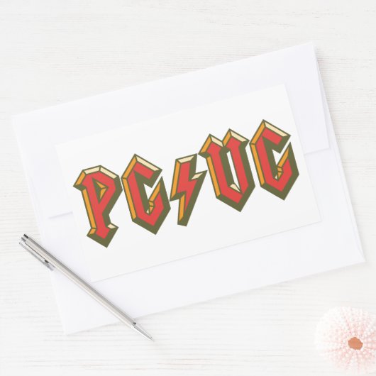 PG/VG RECHTHOEKIGE STICKER (Envelop)