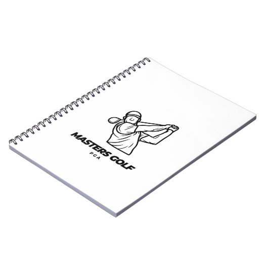 pga, golf notitieboek (Linkerzijde)