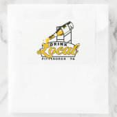 PGH Clothing Co. - Drink Lokale Decal Rechthoekige Sticker (Tas)