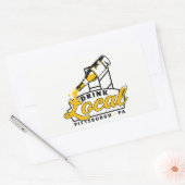 PGH Clothing Co. - Drink Lokale Decal Rechthoekige Sticker (Envelop)