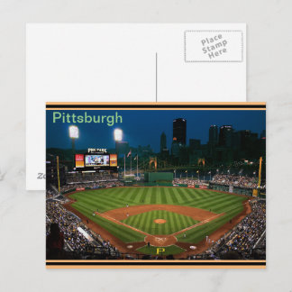 Pgh Post Kaart PNC Park 's nachts