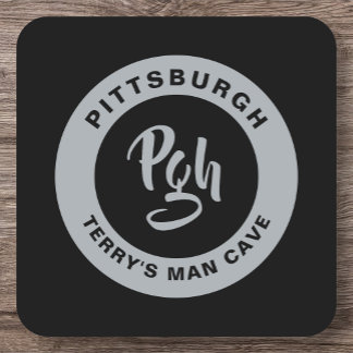 PGH Sports Yinzer Custom Barware Drink Kartonnen Onderzetters