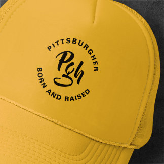 PGH Steel City Burgh Geboren Trucker Hat Pet