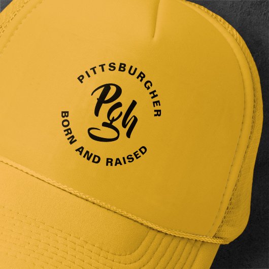 PGH Steel City Burgh Geboren  Trucker Hat Pet