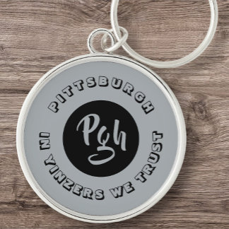 Pgh Yinzer Sports Custom Sleutelhanger
