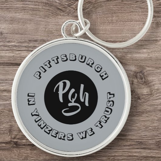 Pgh Yinzer Sports Custom Sleutelhanger
