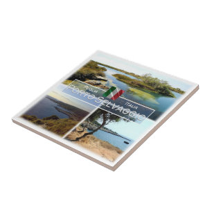 PGL001 PORTO SELVAGGIO, Apulië, Italië Tegeltje