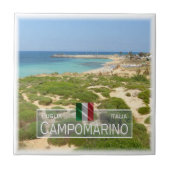 PGL007 CAMPOMARINO DI MARUGGIO, Apulië, Tegeltje (Voorkant)