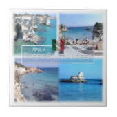 PGL014 TORRE SANT'ANDREA, SALENTO, Apulië, Tegeltje (Voorkant)