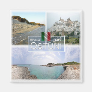 PGL016 OSTUNI, SALENTO, Apulië, Koelkast Magneet