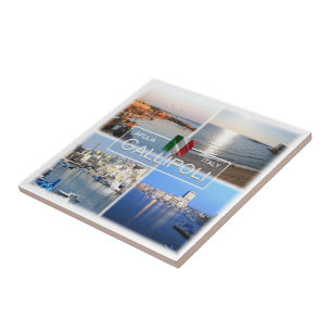 PGL018 GALLIPOLI, SALENTO, Apulië, Tegeltje