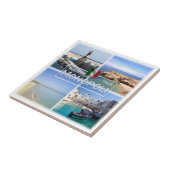 PGL019 MONOPOLI, Apulië, Italië, Tegeltje (Zijkant)