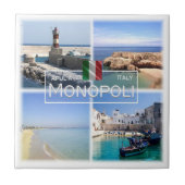 PGL020 MONOPOLI, Apulië, Italië, Tegeltje (Voorkant)