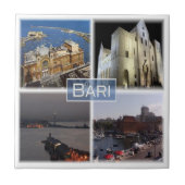 PGL023 BARI, Apulië, Italië, Europa Tegeltje (Voorkant)