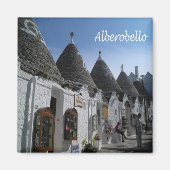 PGL042 ALBEROBELLO, I TRULLI, Apulië, Koelkast Magneet (Voorkant)