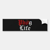 Phở g Life Bumpersticker (Voorkant)