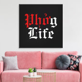 Phở g Life Canvas Afdruk (Insitu (Woonkamer))