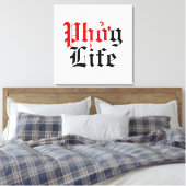Phở g Life Canvas Afdruk (Insitu (Slaapkamer))