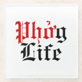 Phở g Life Glazen Onderzetter (Voorkant)