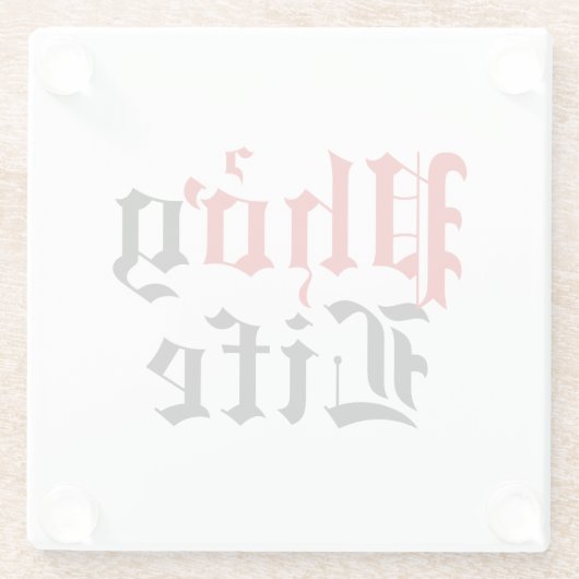 Phở g Life Glazen Onderzetter (Achterkant)