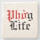 Phở g Life Stenen Onderzetter (Voorkant)