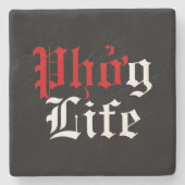 Phở g Life Stenen Onderzetter (Voorkant)