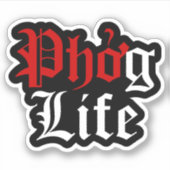 Phở g Life Sticker (Voorkant)
