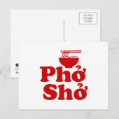 Phở Shở Briefkaart (Voorkant / Achterkant)