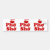 Phở Shở Bumpersticker (Voorkant)