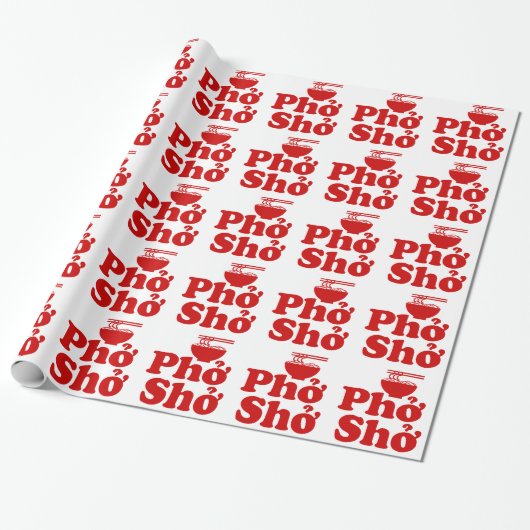 Phở Shở Cadeaupapier (Uitgerold)