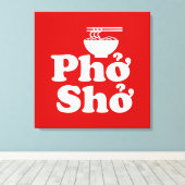 Phở Shở Canvas Afdruk (Insitu (Houten vloer))