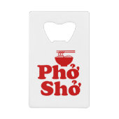 Phở Shở Creditkaart Flessenopener (Voorkant)
