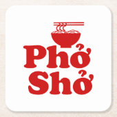 Phở Shở Kartonnen Onderzetters (Voorkant)