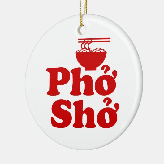 Phở Shở Keramisch Ornament (Links)