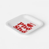 Phở Shở Papieren Bordje (Gebogen)