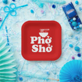 Phở Shở Papieren Bordje (Feest)