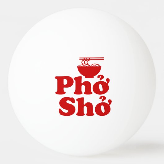 Phở Shở Pingpongbal (Voorkant)