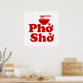 Phở Shở Poster (Keuken)