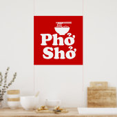 Phở Shở Poster (Keuken)