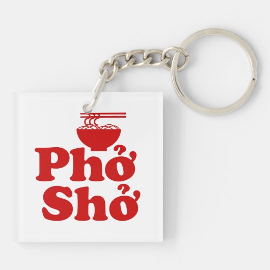 Phở Shở Sleutelhanger (Achterkant)