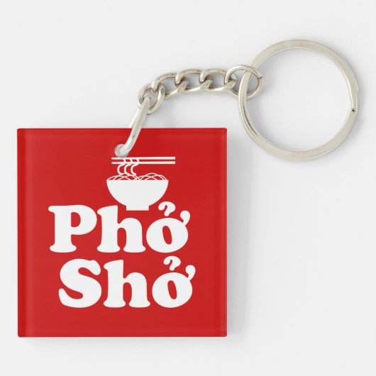Phở Shở Sleutelhanger (Achterkant)