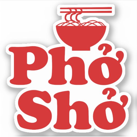 Phở Shở Sticker (Voorkant)