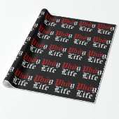 Phởg Leven Cadeaupapier (Uitgerold)
