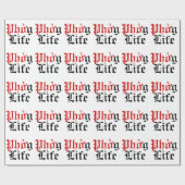 Phởg Leven Cadeaupapier (Vlak)