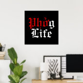 Phởg Leven Poster (Thuiskantoor)