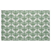 PH&D Antiek Damask Fabric Donkergroen/wit Stof (Fat Quarter)