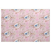 PH&D Bluebird Vignette Toile Fabric Iris Pink Stof (Yard (91,4 cm))
