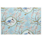 PH&D Bluebird Vignette Toile Fabric Sky Blue Stof (Fat Quarter)