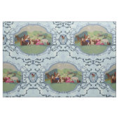 PH&D Frans Toile Fabric Fountain Blue Stof (Fat Quarter)